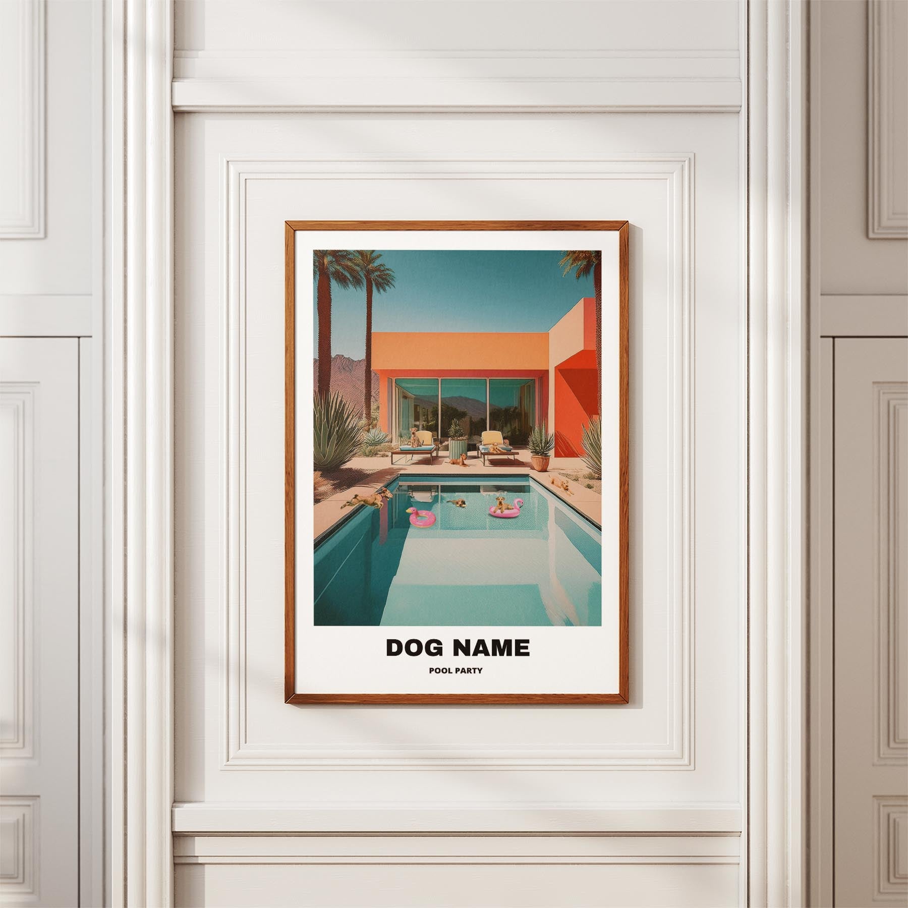 Irish Terrier Custom Pool Party WITH TEXT image 3