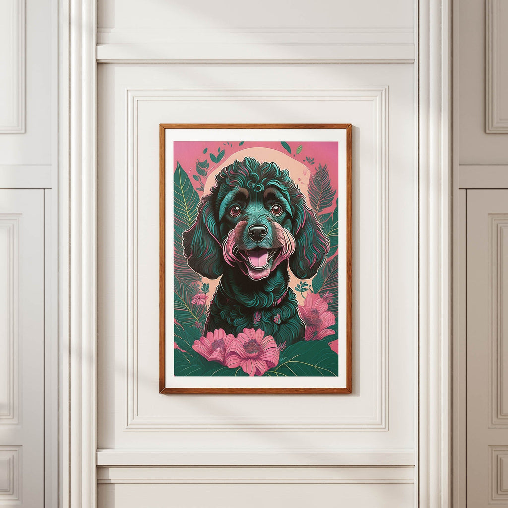 Poodle Flowery Dog image 3