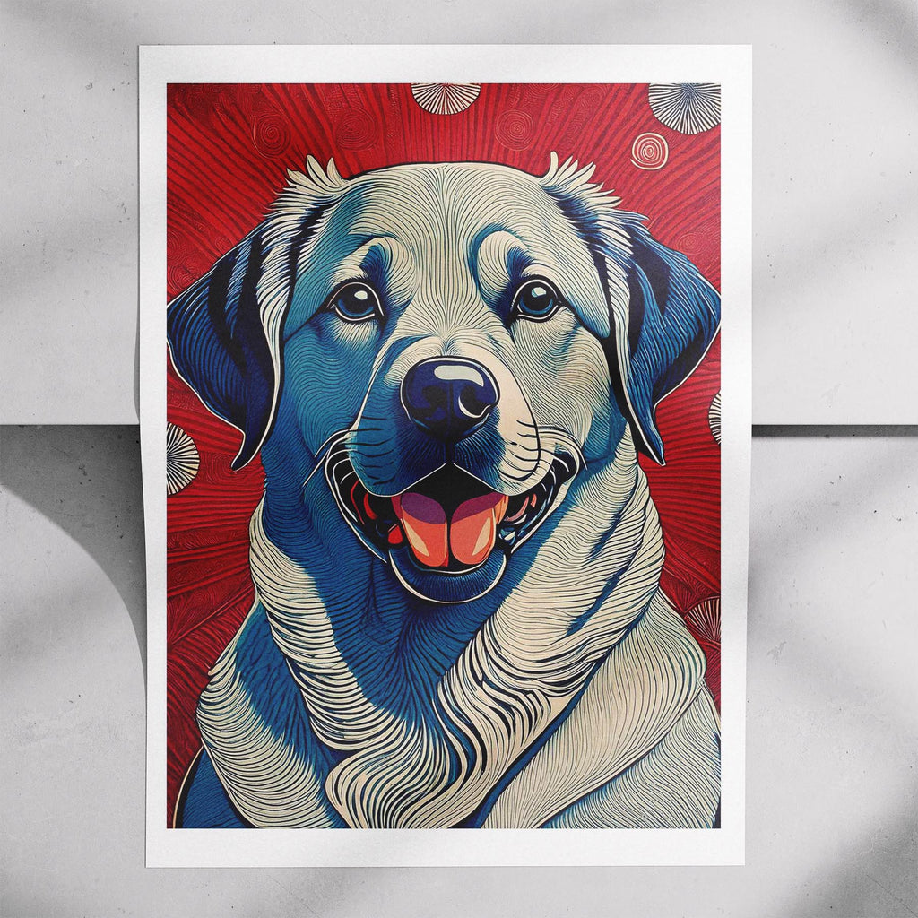 Labrador Retriever Hokusai Japanese Inspired Dog Series image 7