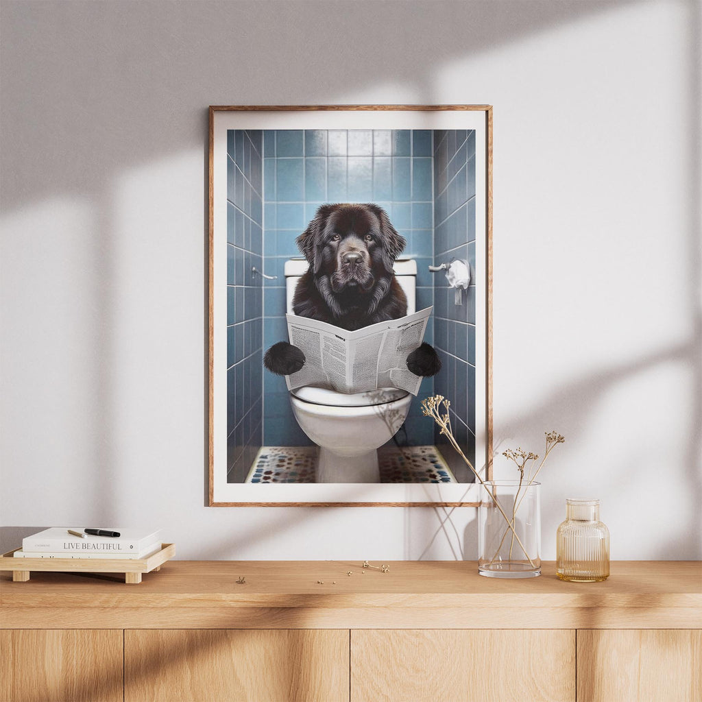 Newfoundland Toilet Humour Dog Series 2 image 8