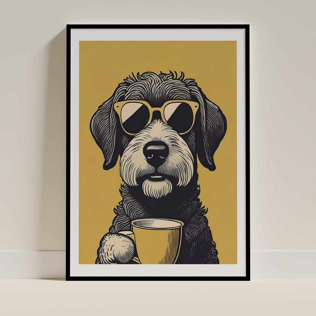 Jackapoo Chillin Coffee Dog image 0