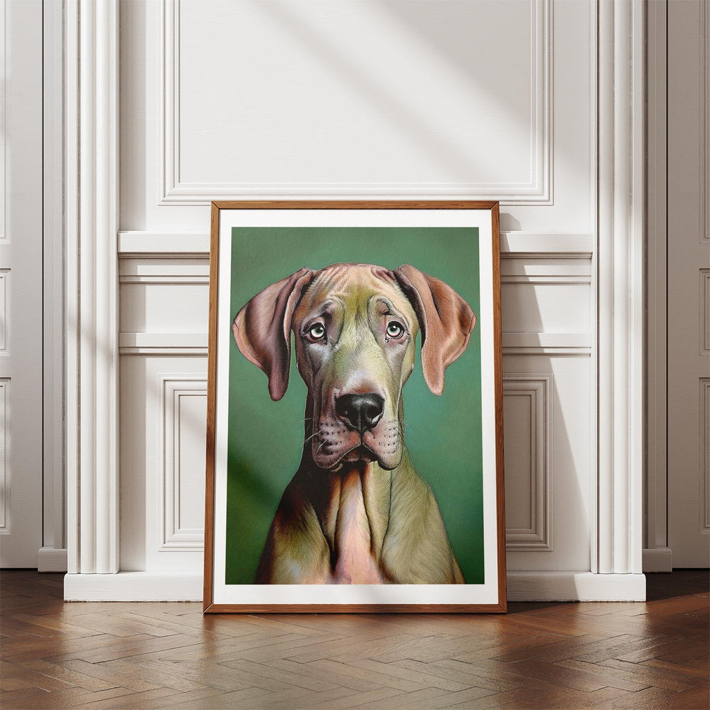 Great Dane Green Painted Series image 4