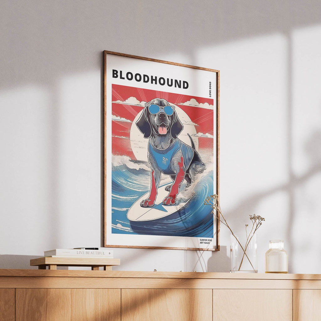 Blood Hound Hokosai Surfer Dogs 1 image 6