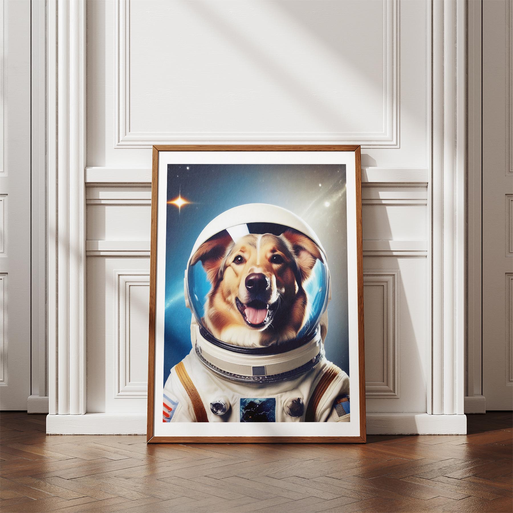 Rough Smooth Collie Astronaut Dog Series image 4