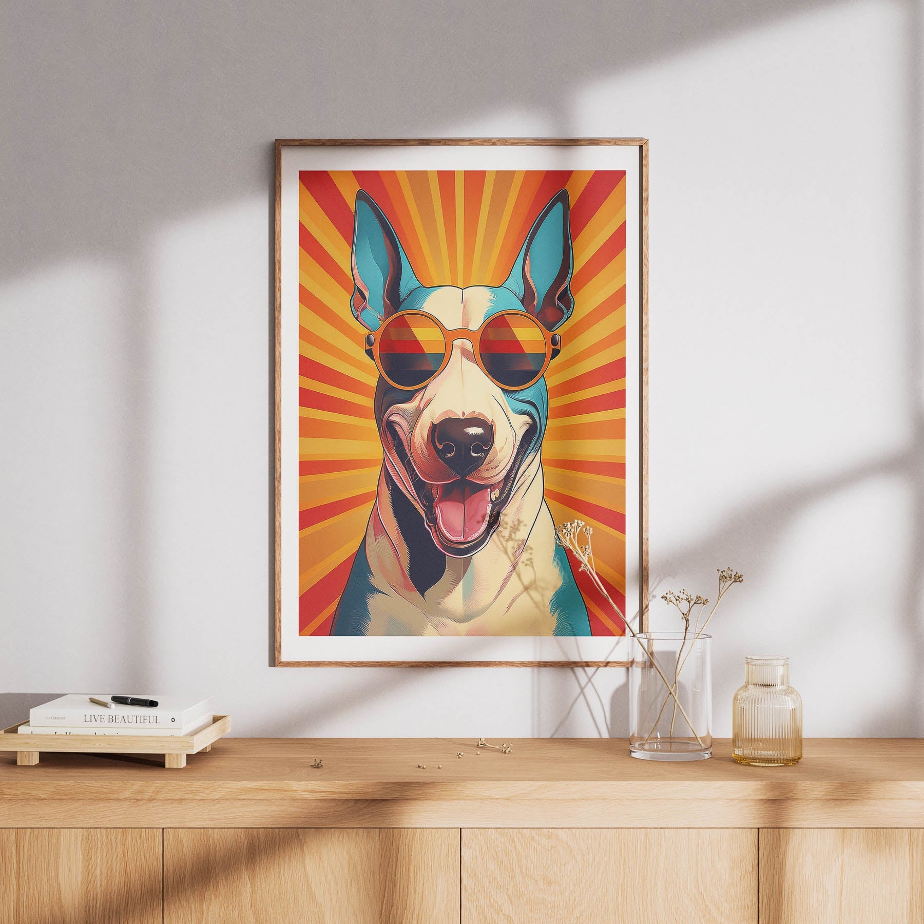 Bull Terrier In Colourful Sunnies 1 image 8