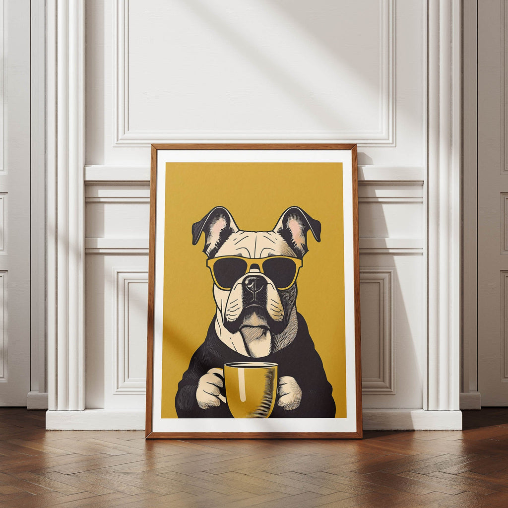 Bulldog 2 Chillin Coffee Dog image 4