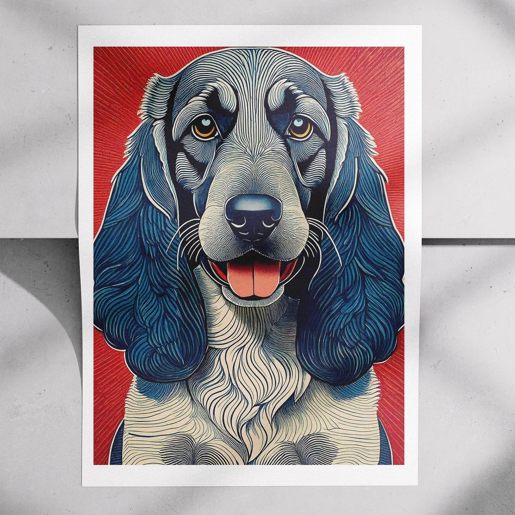 Bloodhound Hokusai Japanese Inspired Dog Series 1 image 7