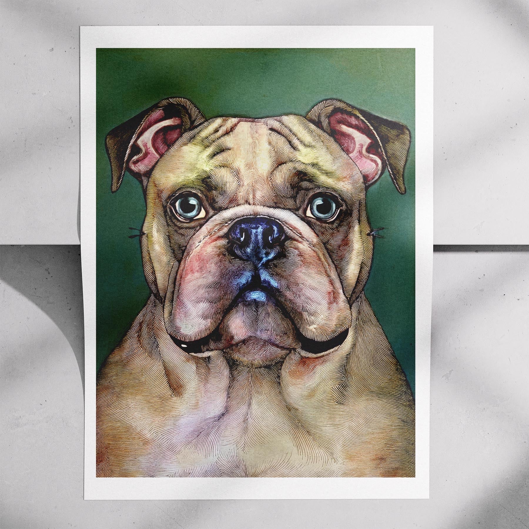 Bulldog Green Painted Series image 7