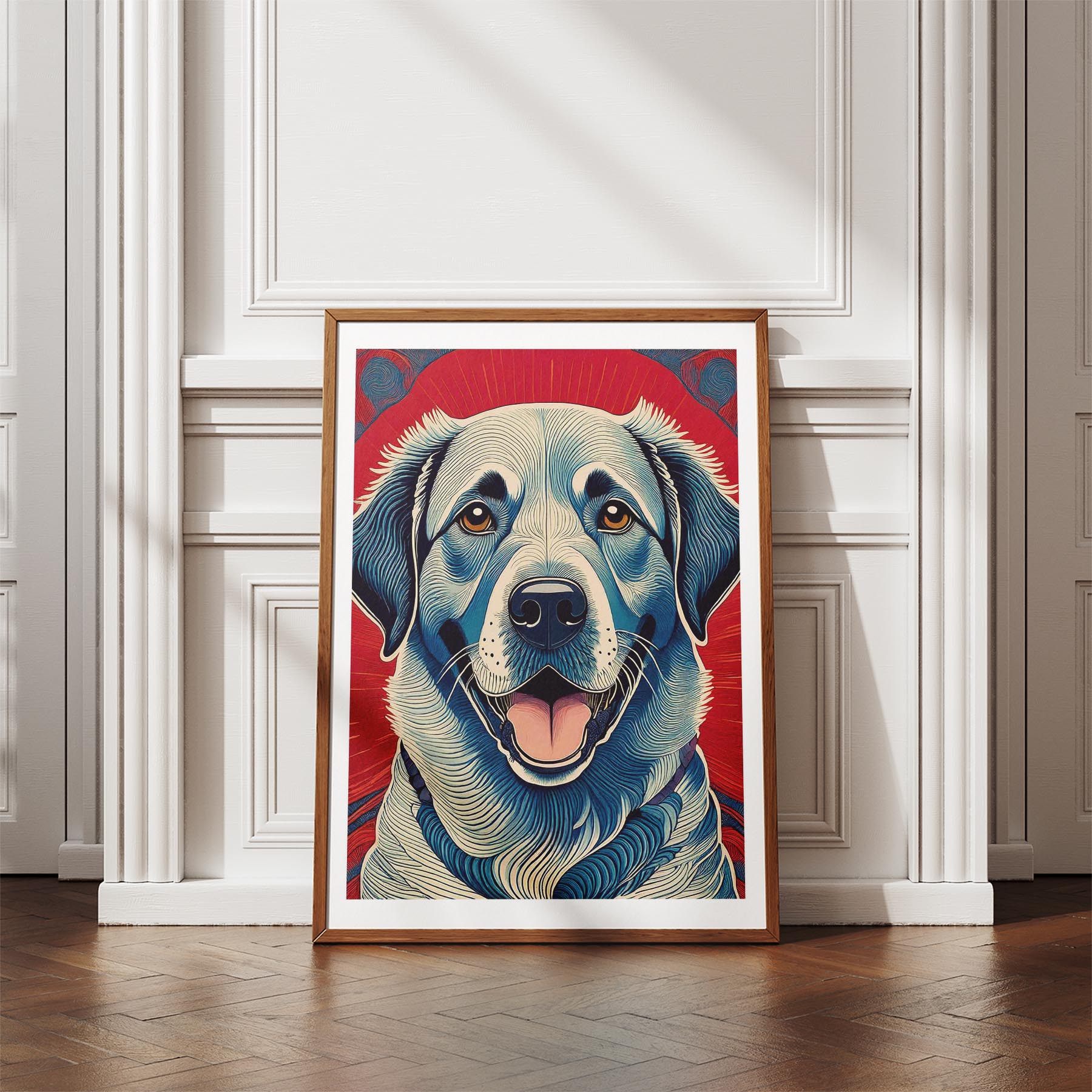 Labrador Retriever Hokusai Japanese Inspired Dog Series 1 image 4