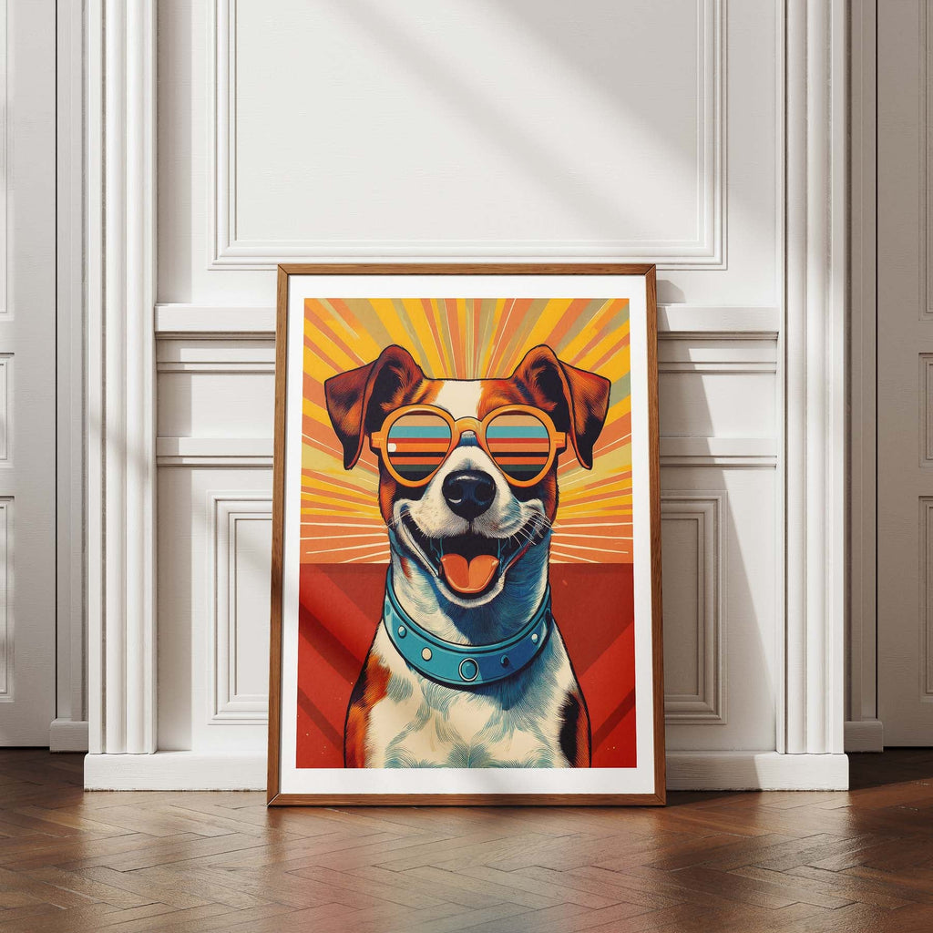 Jack Russell Terrier In Colourful Sunnies 1 image 4