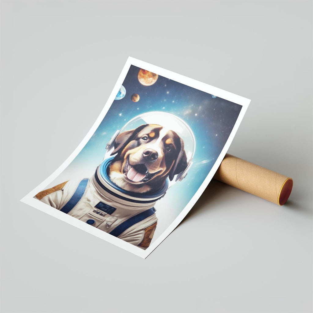 Bernese Mountain Dog Astronaut Dog Series image 6