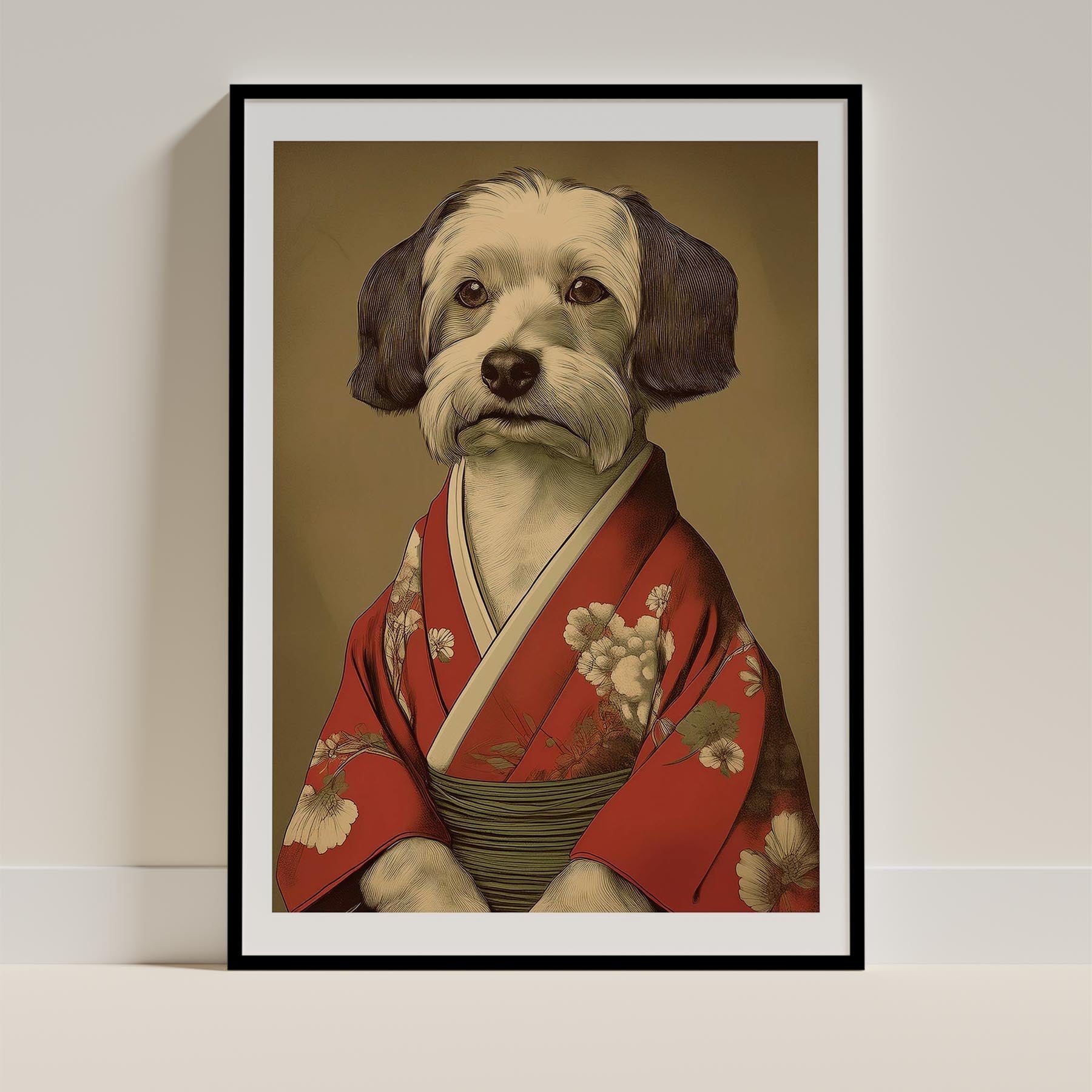 Australian Silky Terrier Japanse Kimono Dog Series image 0