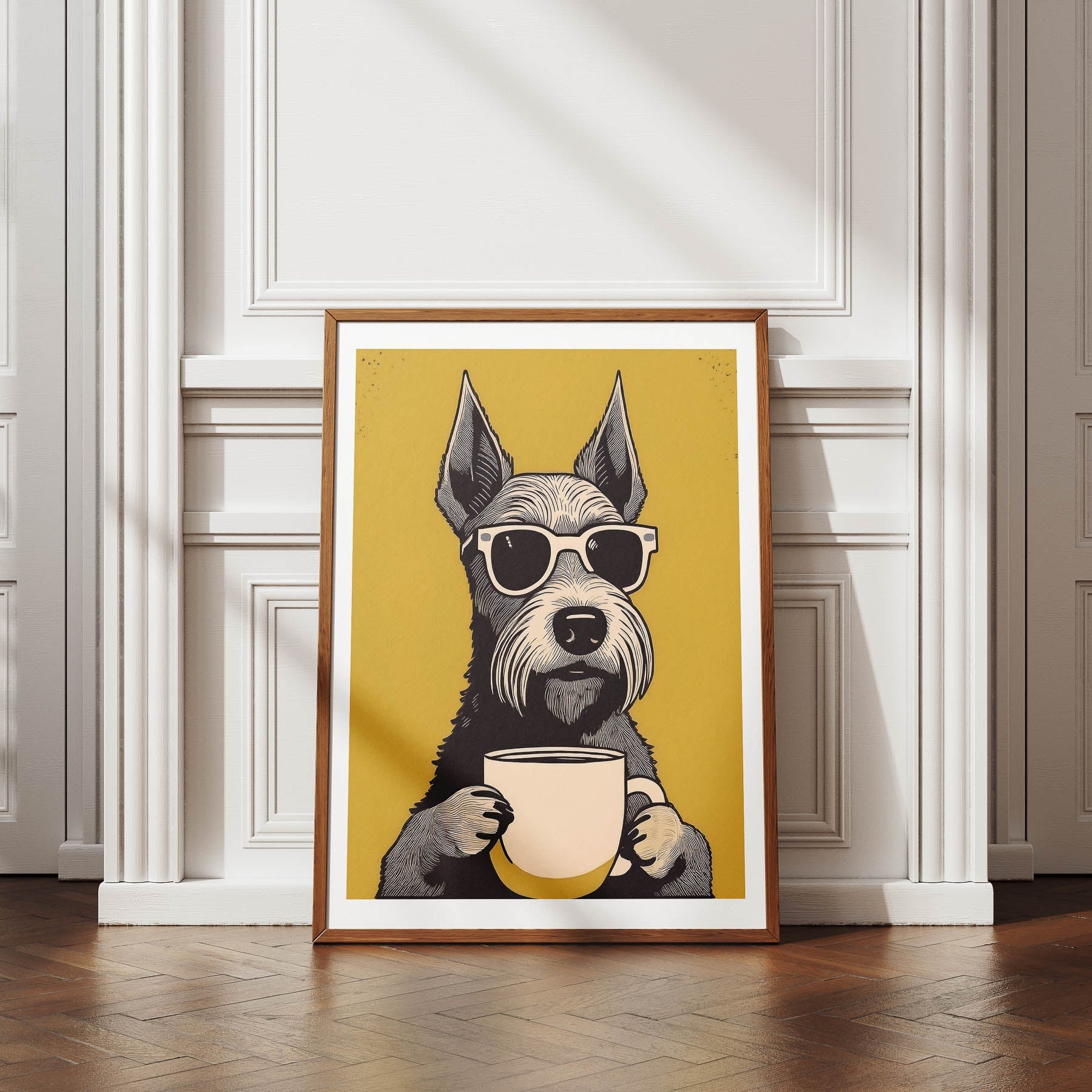 Irish Terrier Chillin Coffee Dog image 4