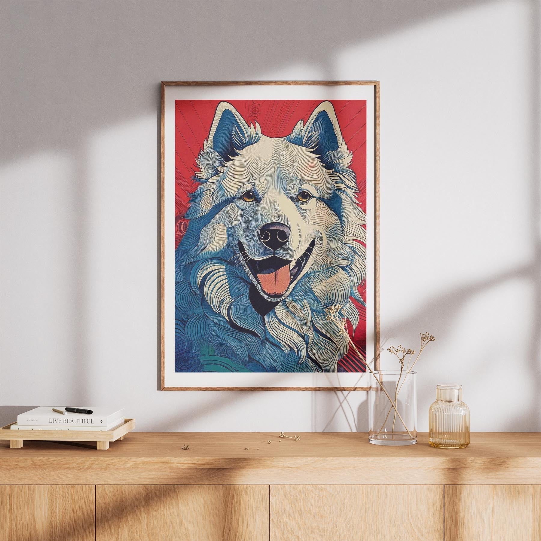 Samoyed Hokusai Japanese Inspired Dog Series image 8