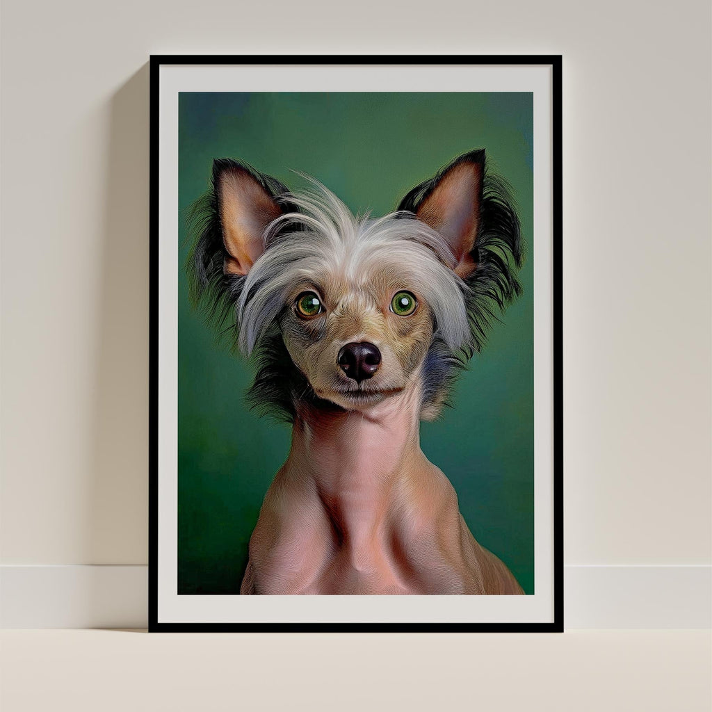 Chinese Crested Green Painted Series image 0