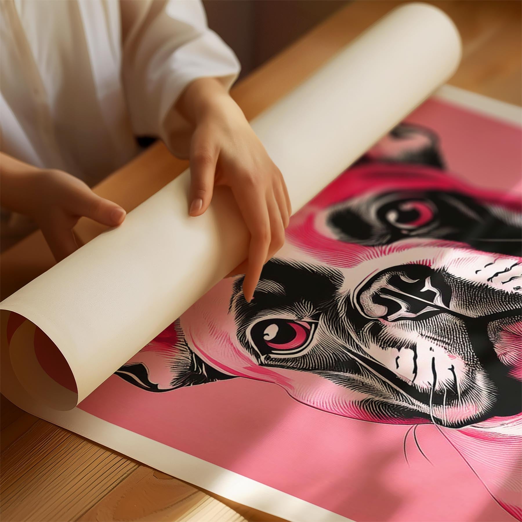 French Bulldog Pink and Black Dog Series 2 image 1