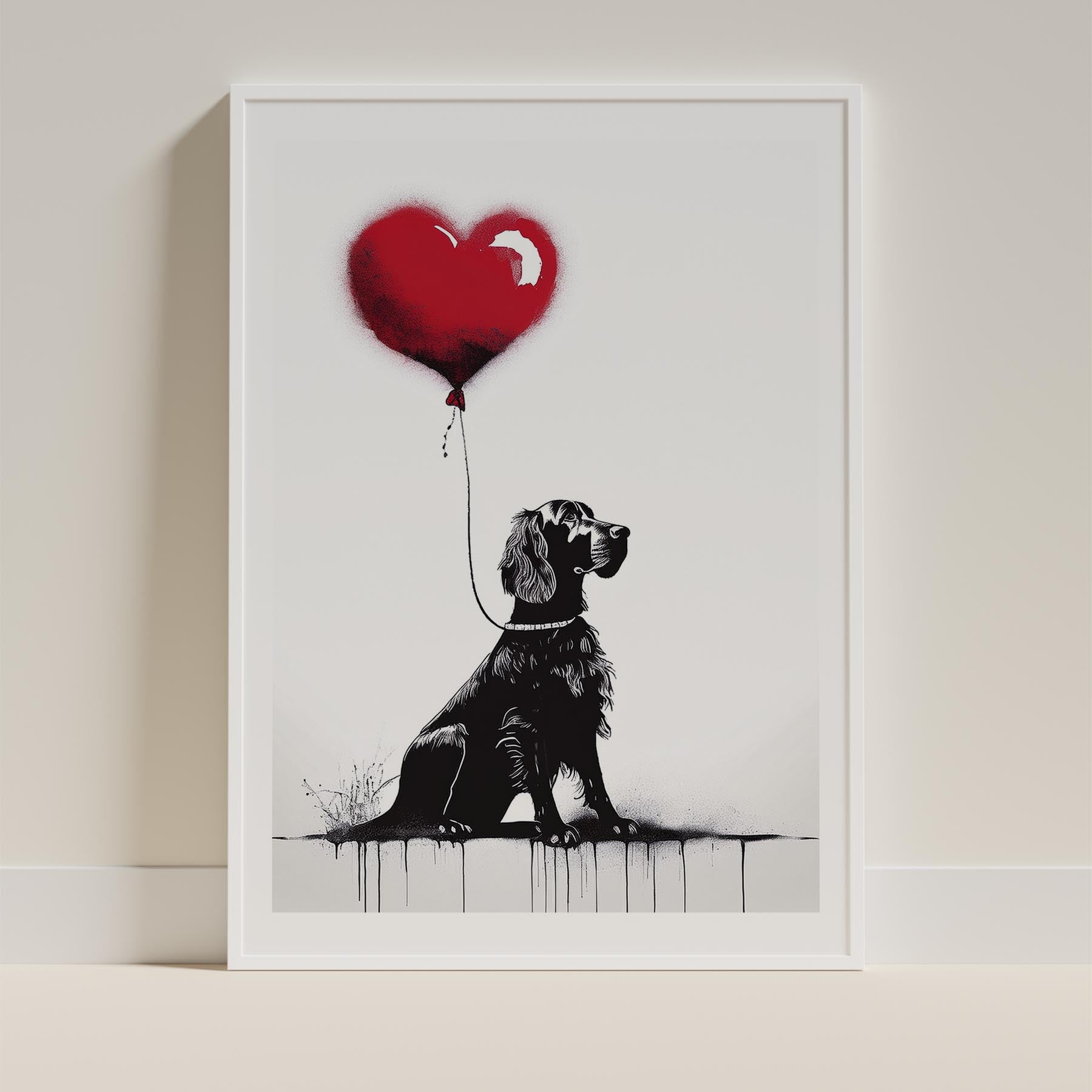 Gordon Setter DOGSY Series inspired by the Art of Banksy image 9