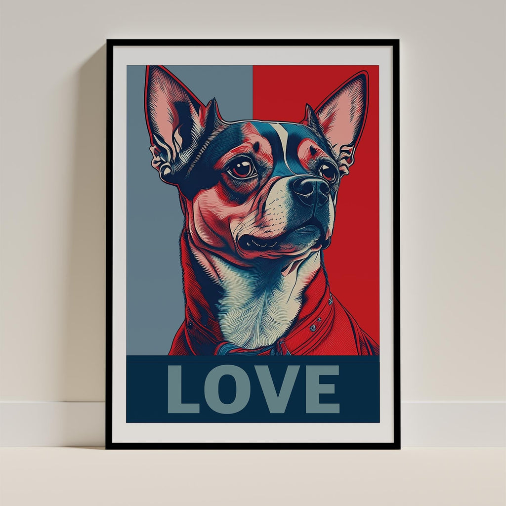 Chihuahua LOVE Series Inspired by the Obama Poster image 0