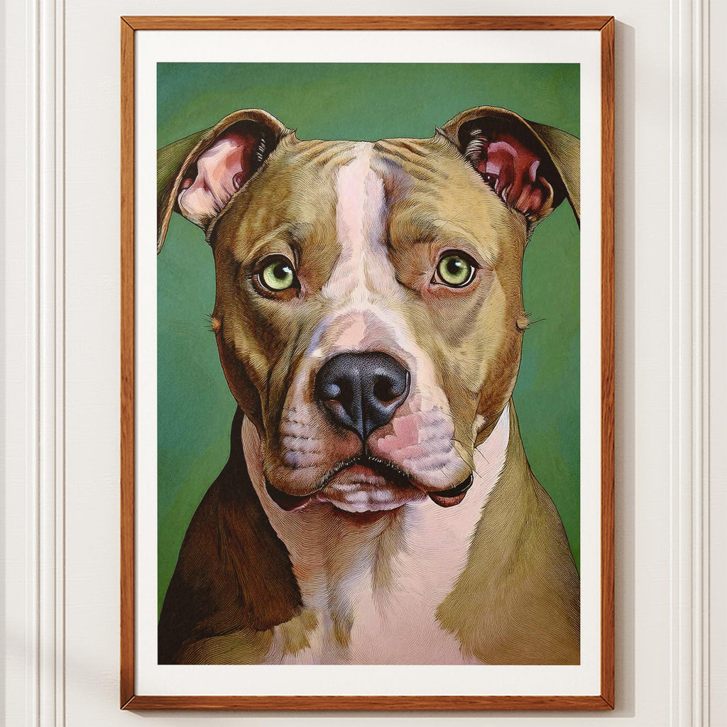 American Staffordshire Terrier Green Painted Series image 10