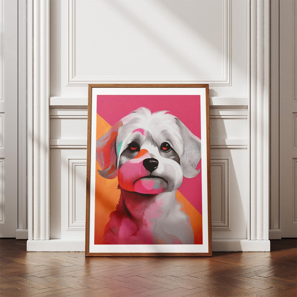 Maltese Modern Pop Dog Series image 4