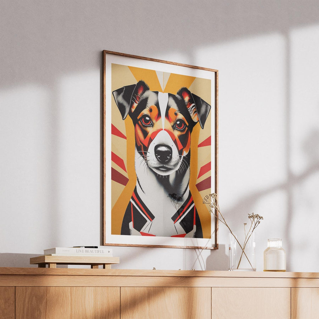 Jack Russell Geometric Orange Series image 5