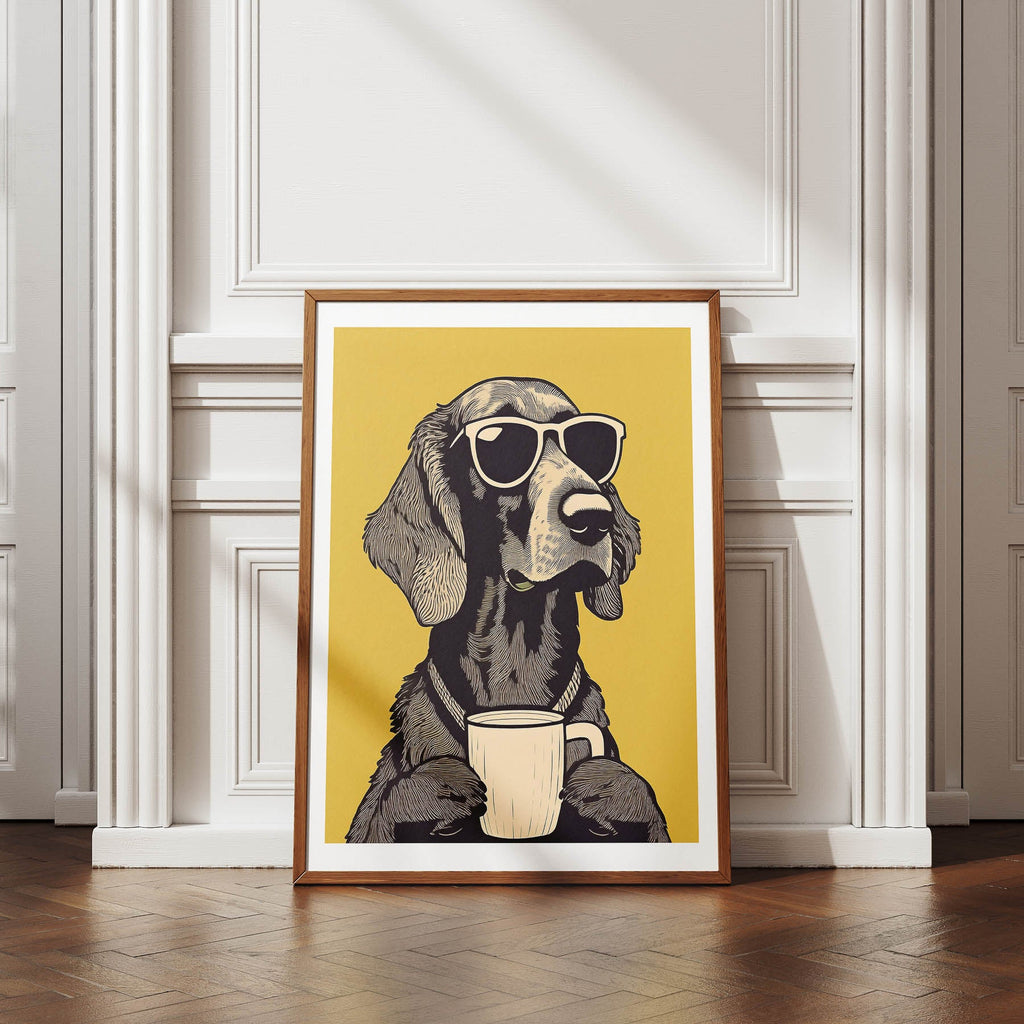 Irish Setter Chillin Coffee Dog image 4