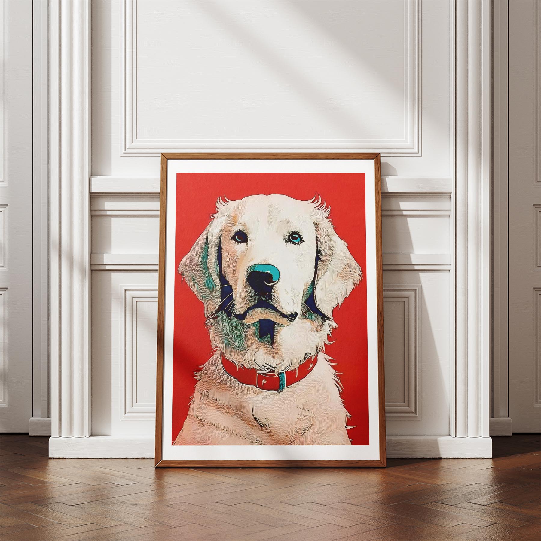 Curly Coated Retriever Red Dog Series image 4