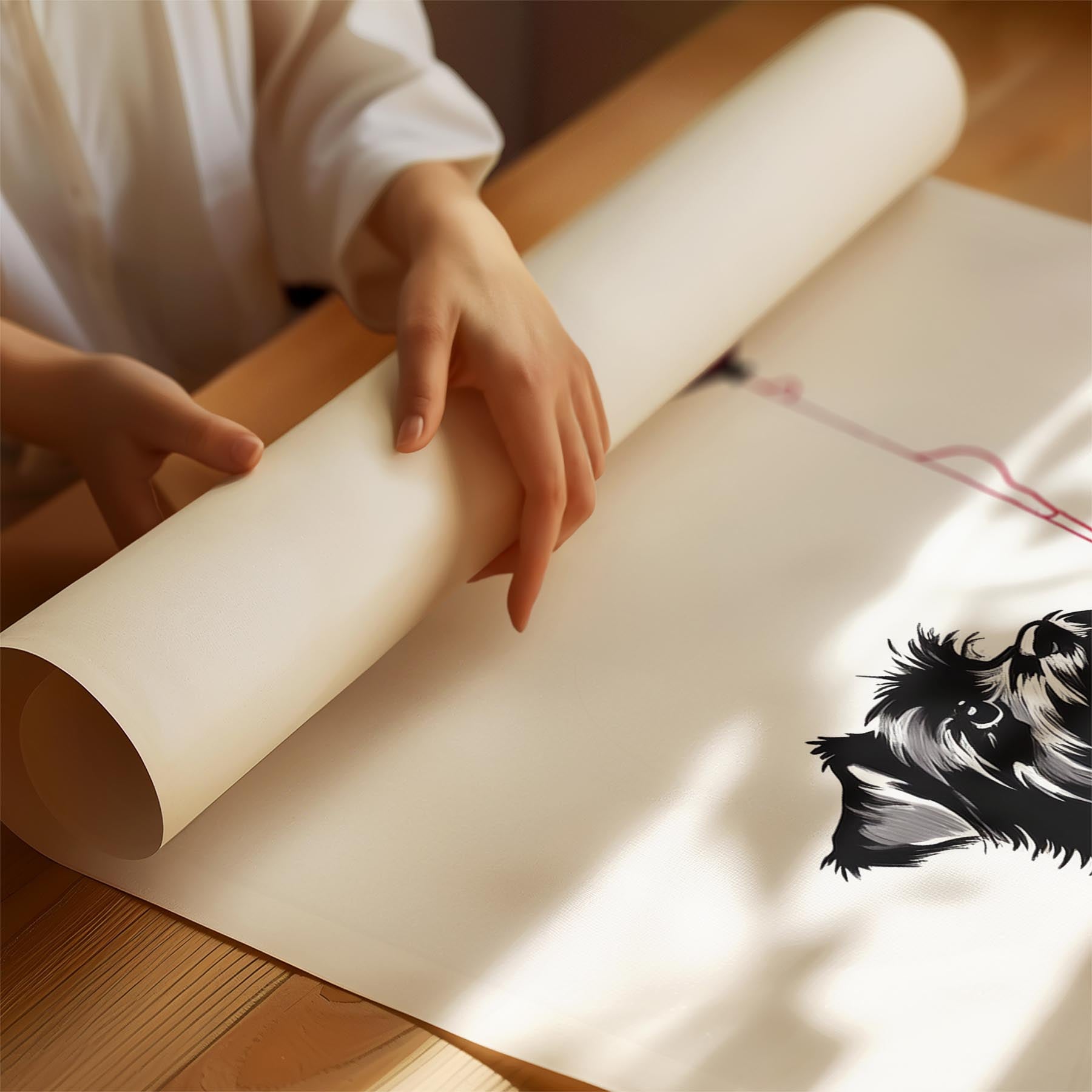 Yorkshire Terrier DOGSY Series inspired by the Art of Banksy image 1