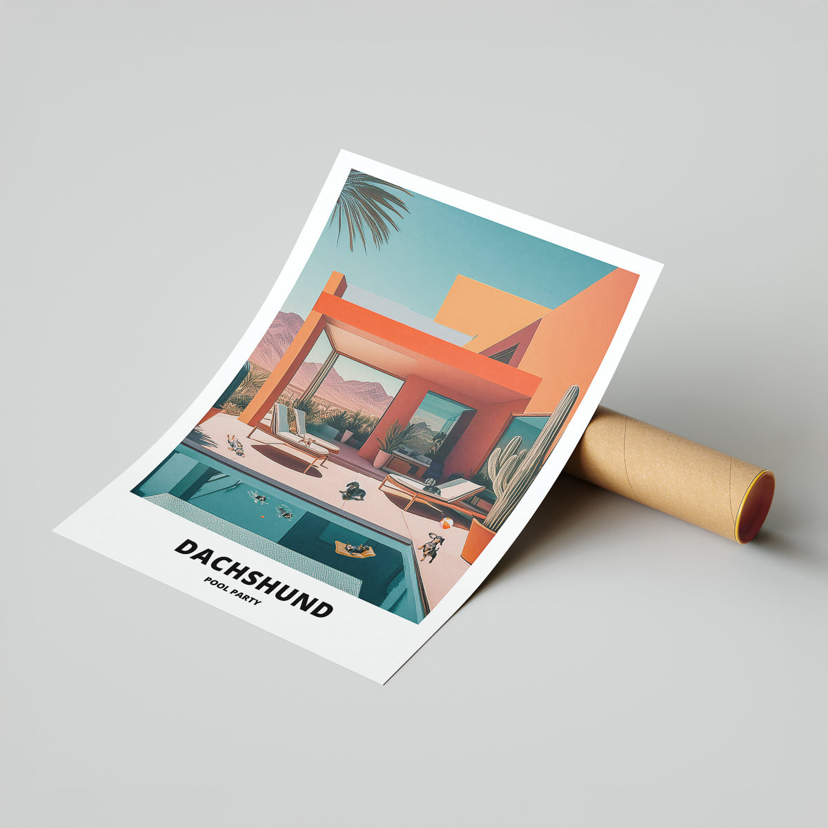 Greyhound Doberman Pool Party image 9