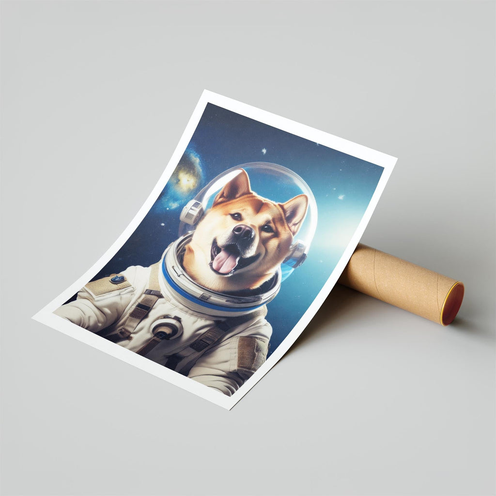 Akita Inu Astronaut Dog Series image 6