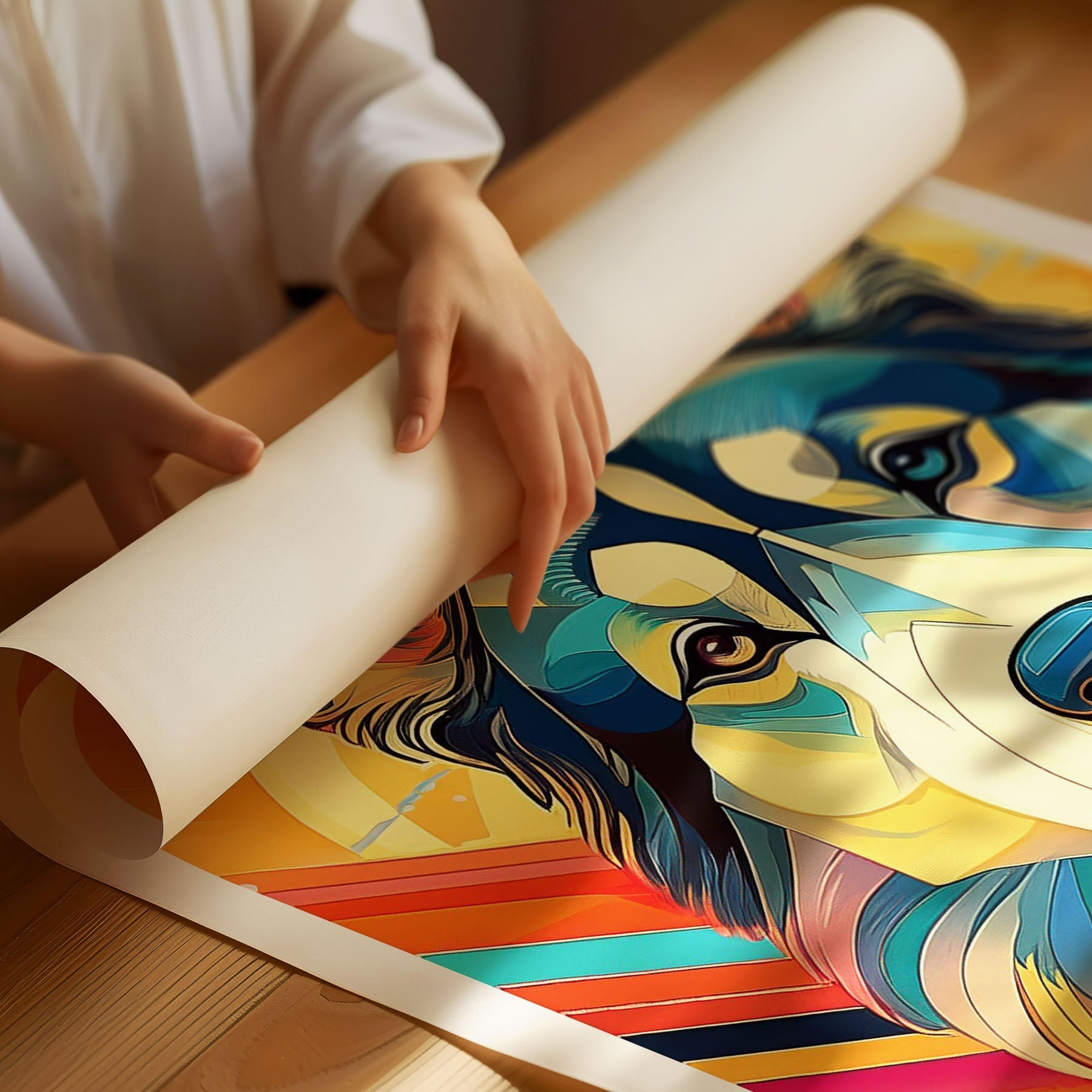 Alaskan Malamute Colour Graphics 1 image 1