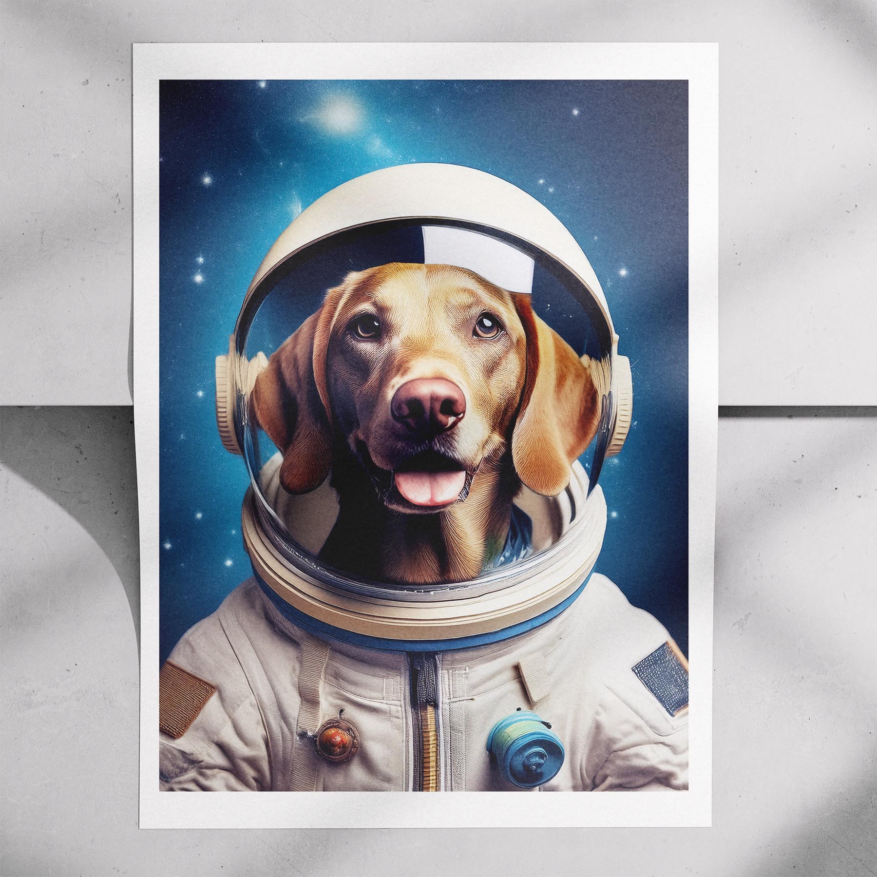 Hungarian Vizsla Astronaut Dog Series image 7