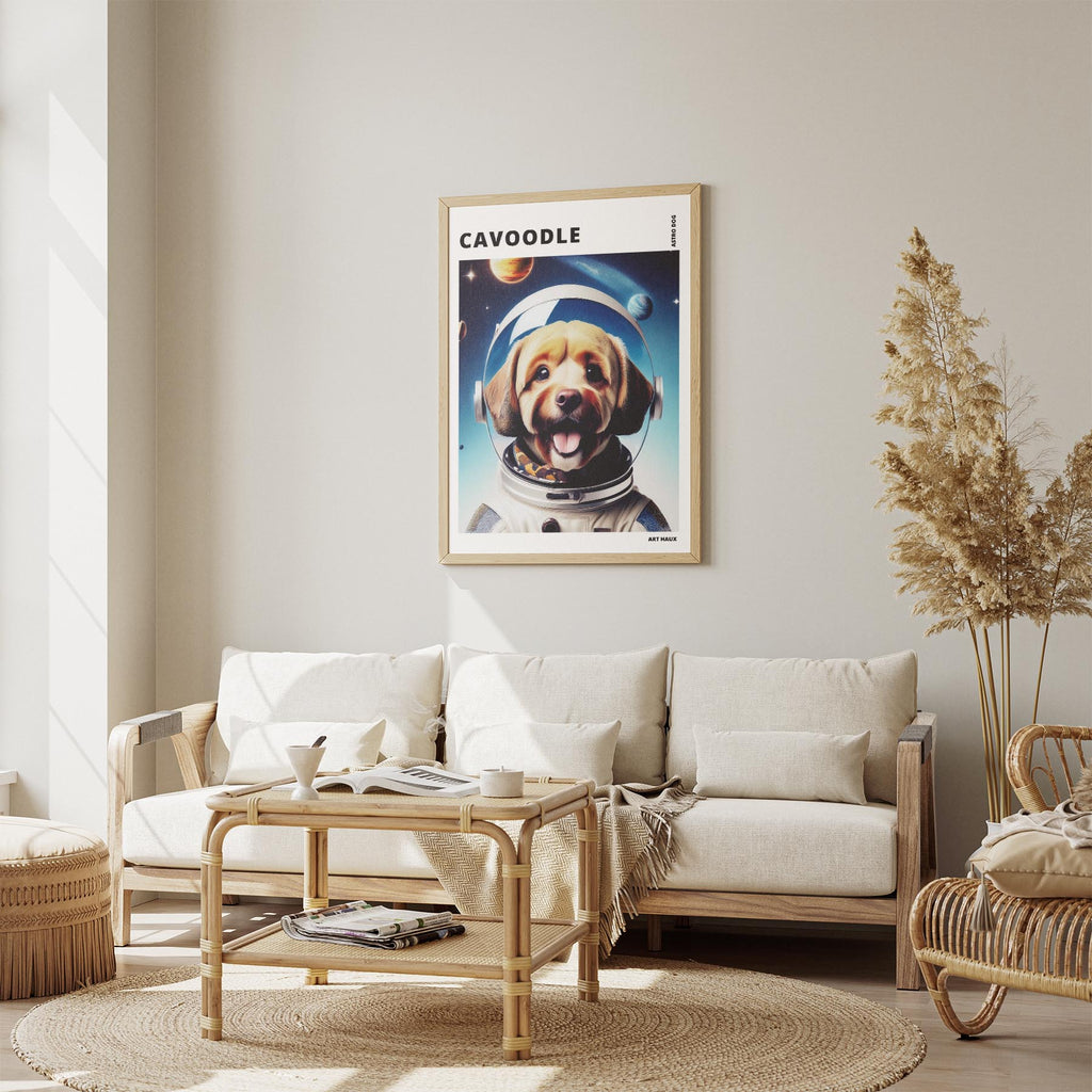 Cavoodle Astronaut Dog Series with Text Astro Dog image 2