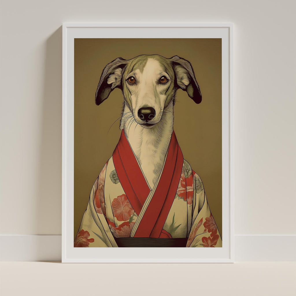 Borzoi Japanse Kimono Dog Series image 9