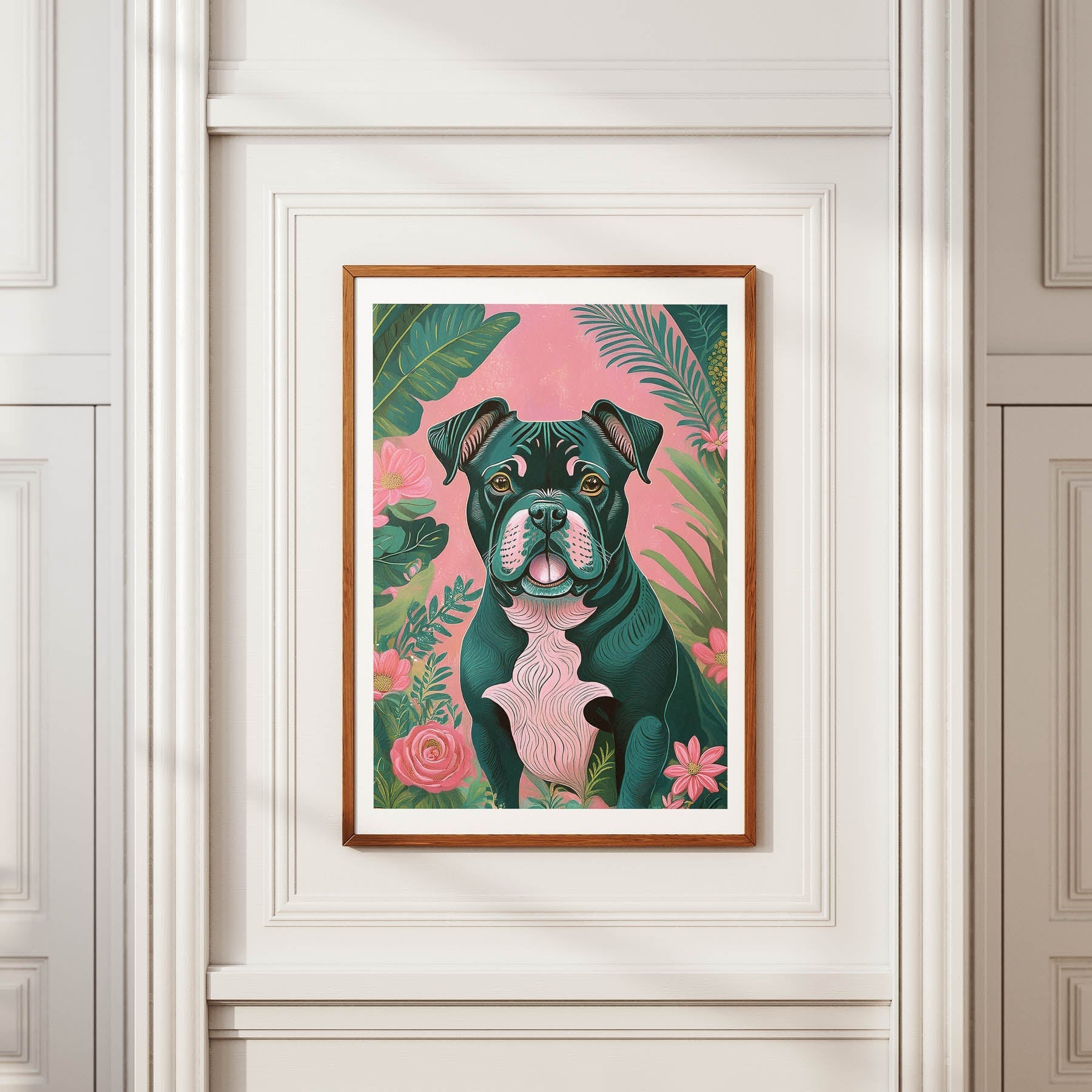 Bulldog Flowery Dog image 3