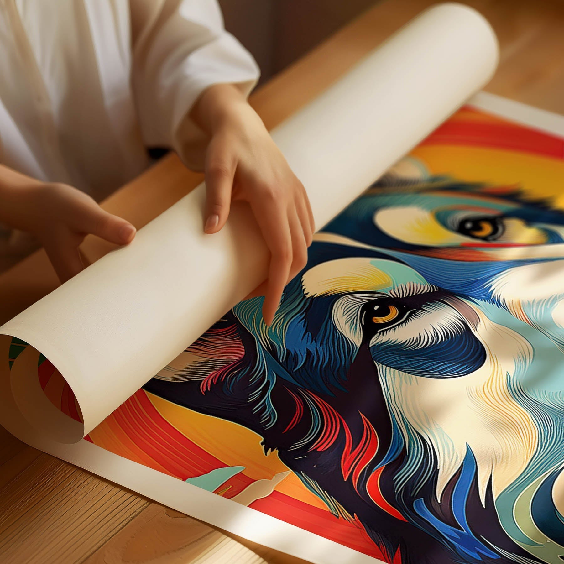 Alaskan Malamute Colour Graphics image 1