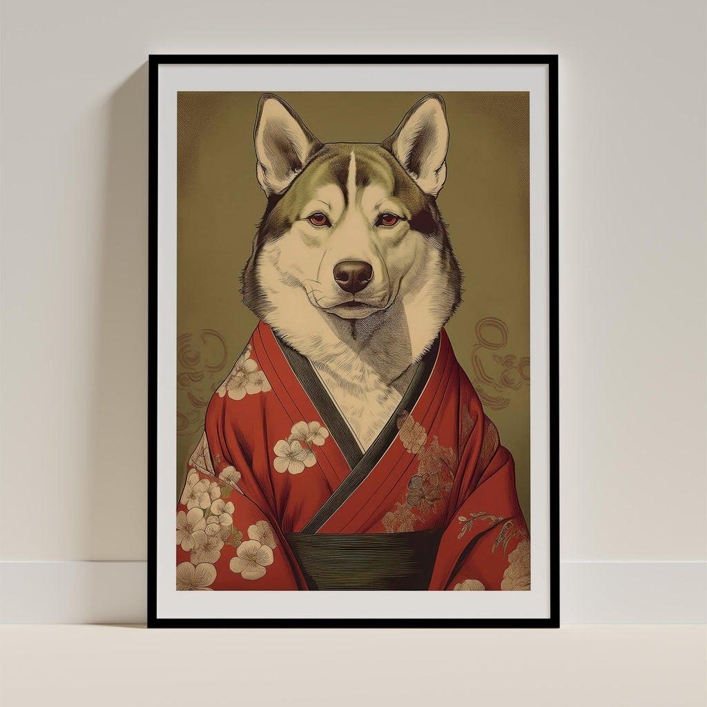 Alaskan Malamute Japanse Kimono Dog Series image 0