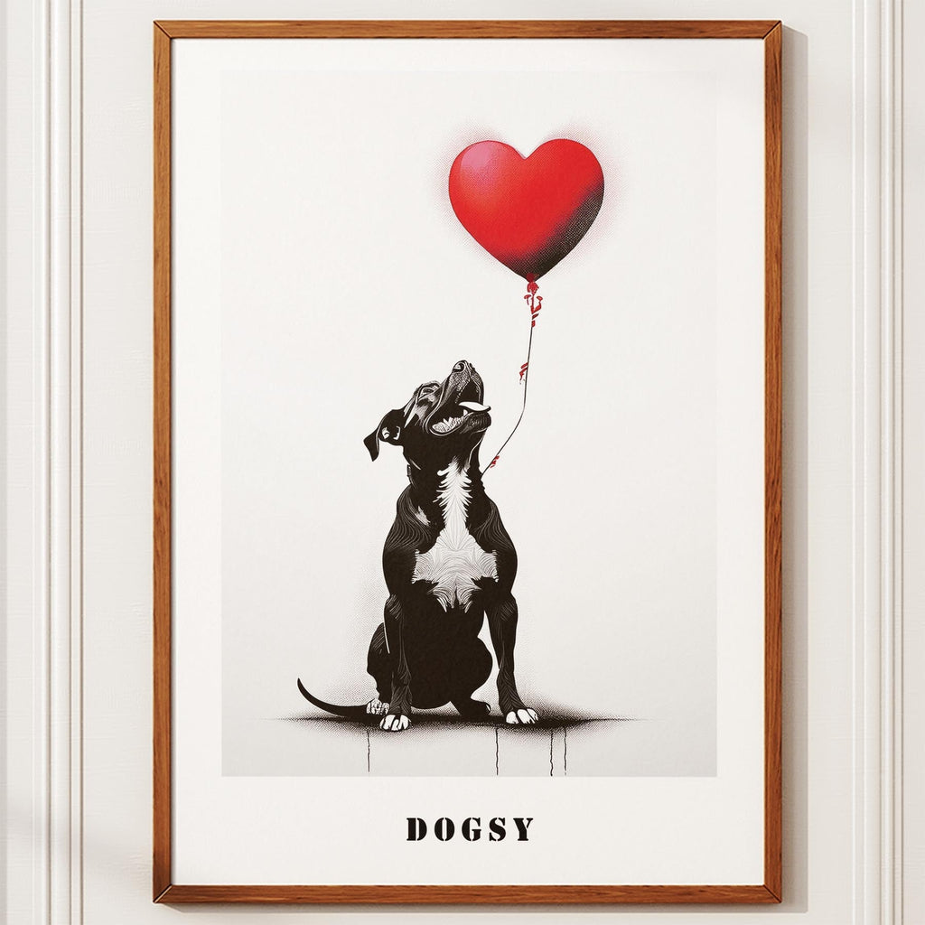 American Staffordshire Terrier DOGSY Series inspired by the Art of Banksy with t image 10