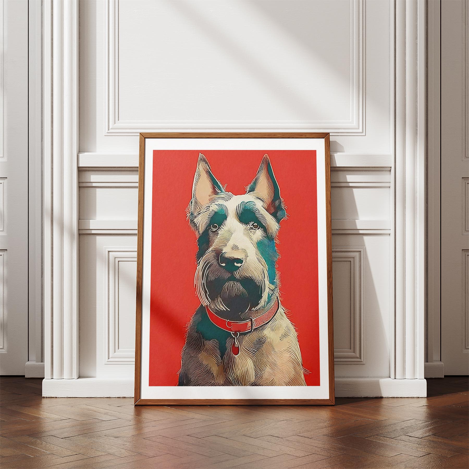 Black Russian Terrier Red Dog Series image 4