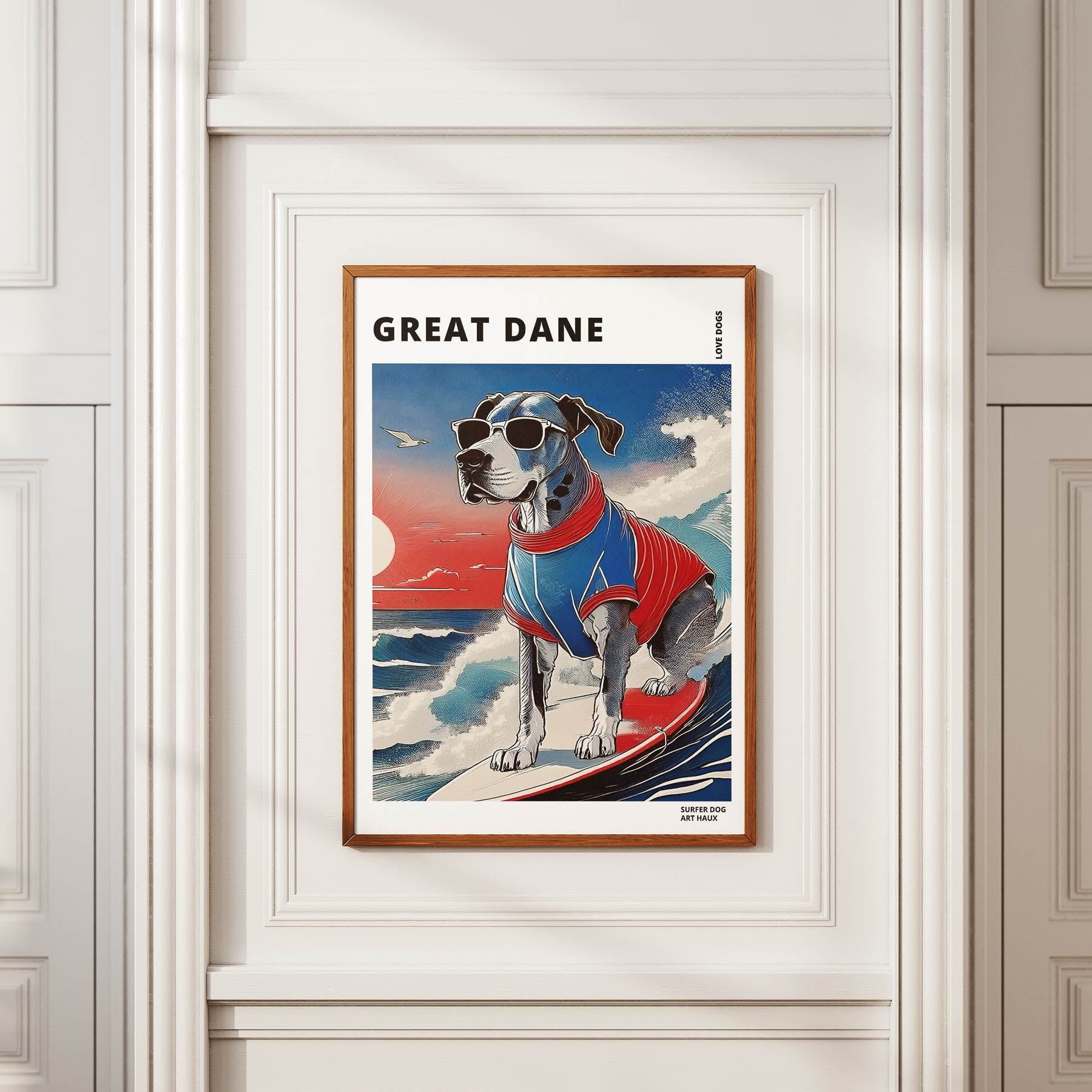 Great Dane Hokosai Surfer Dogs 1 image 2