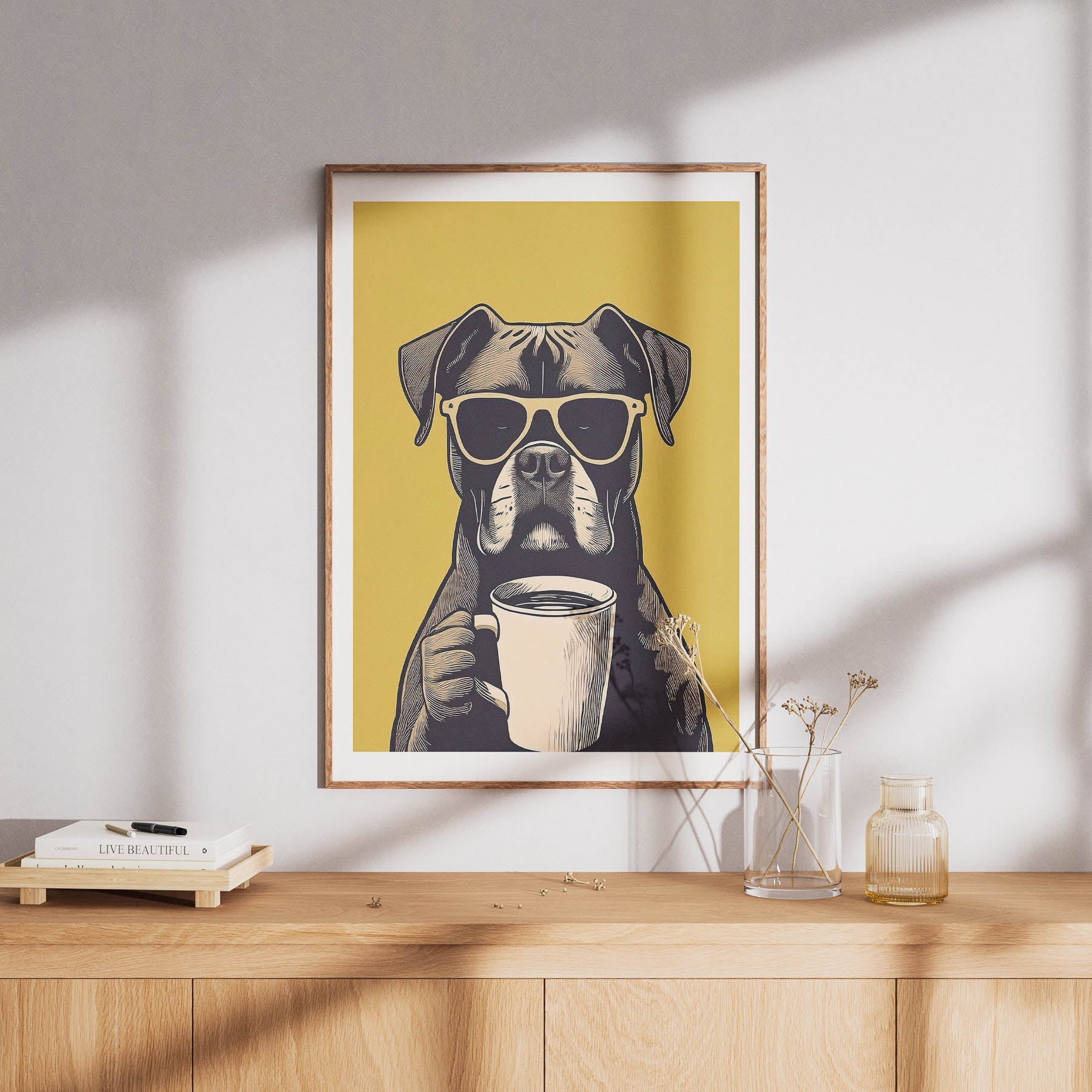 Boxer Chillin Coffee Dog image 8