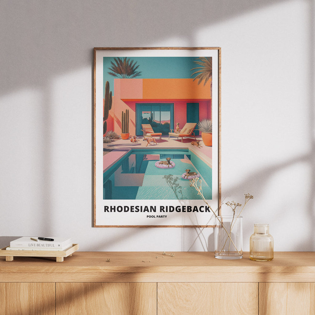 Rhodesian Ridgeback Pool Party image 8