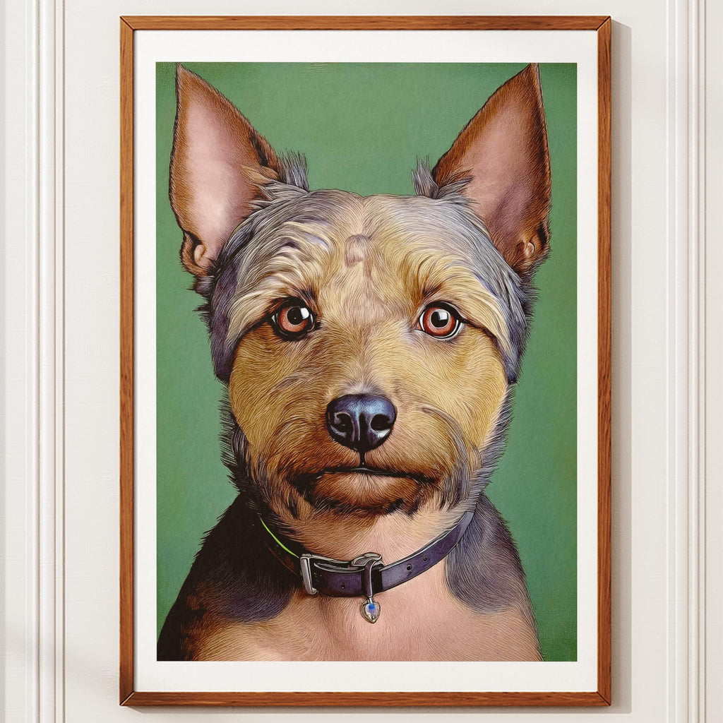 Australian Terrier Green Painted Series image 10