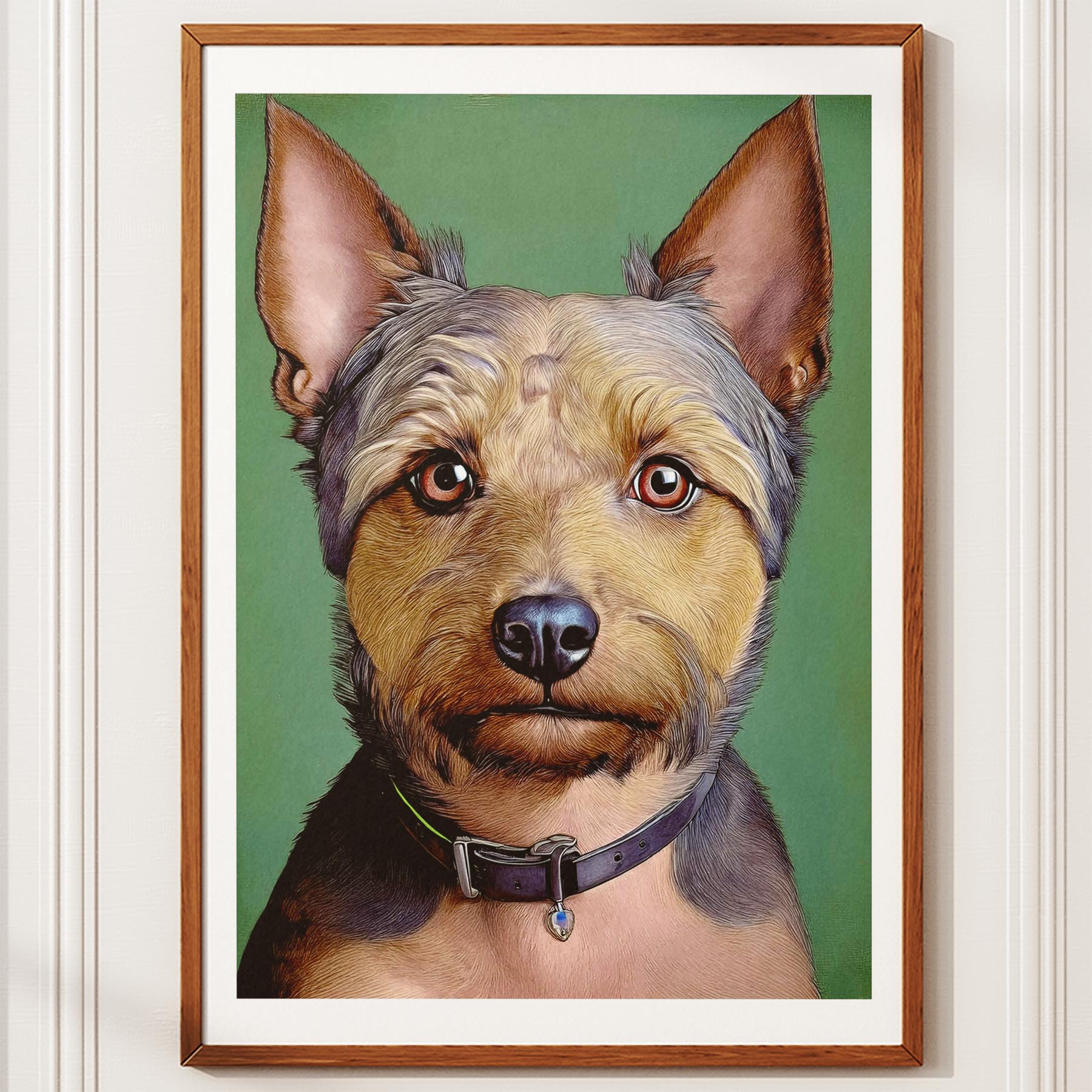 Australian Terrier Green Painted Series image 10