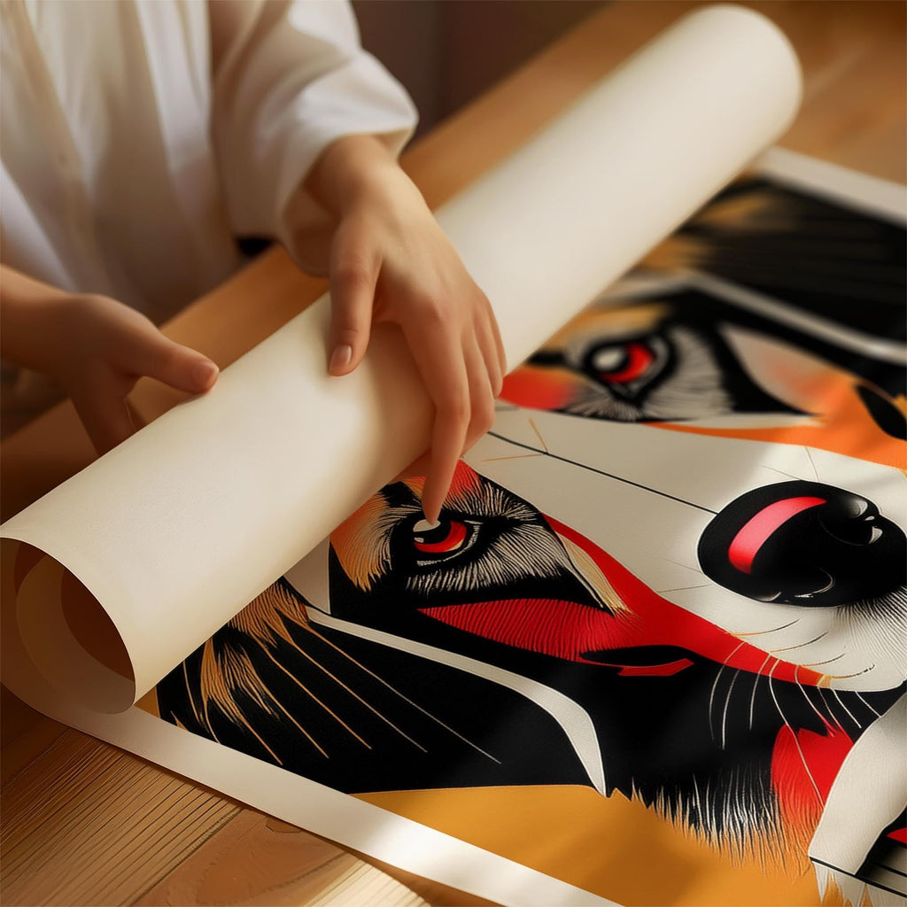 Maremma Geometric Orange Series image 1