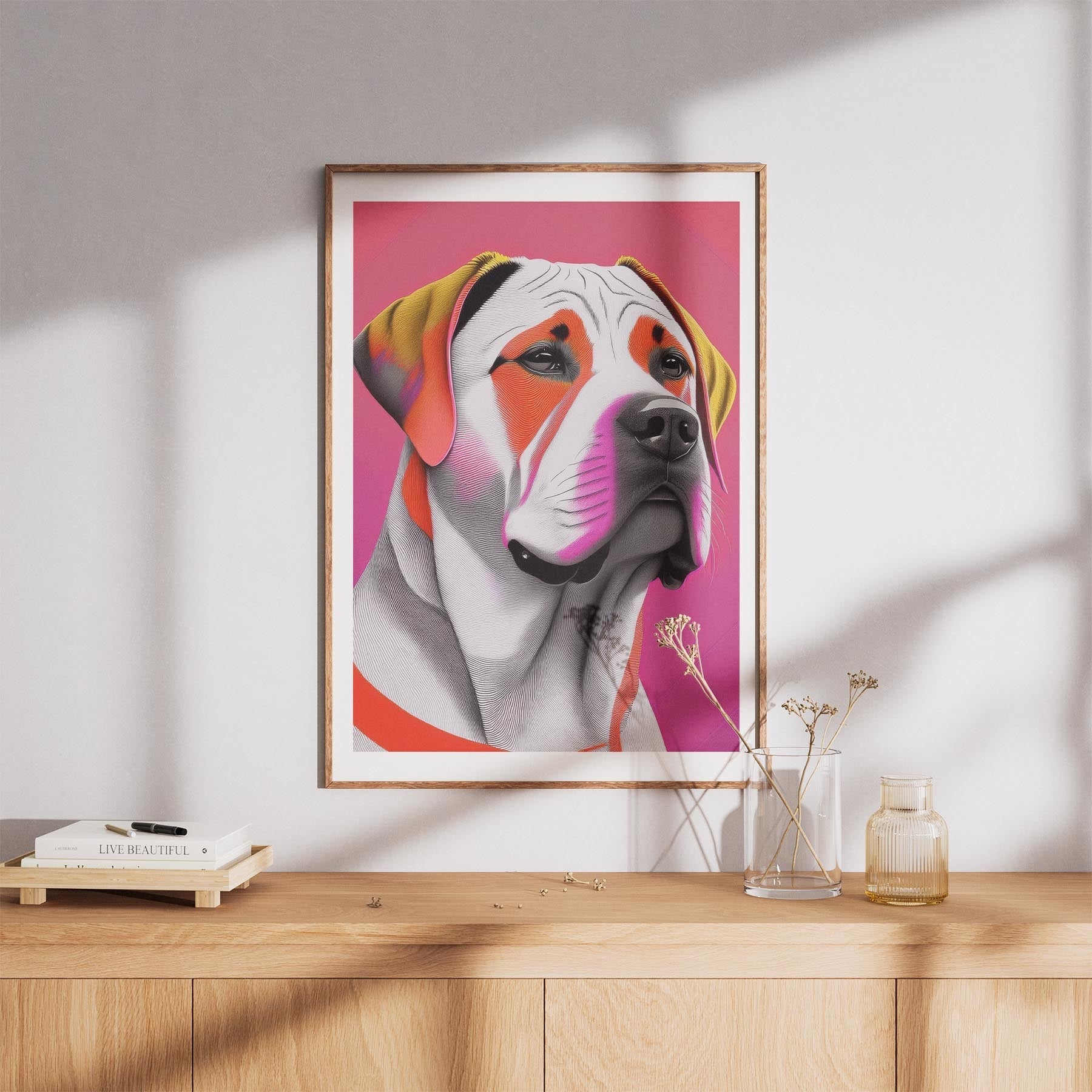 Dogue de Bordeaux Modern Pop Dog Series image 8