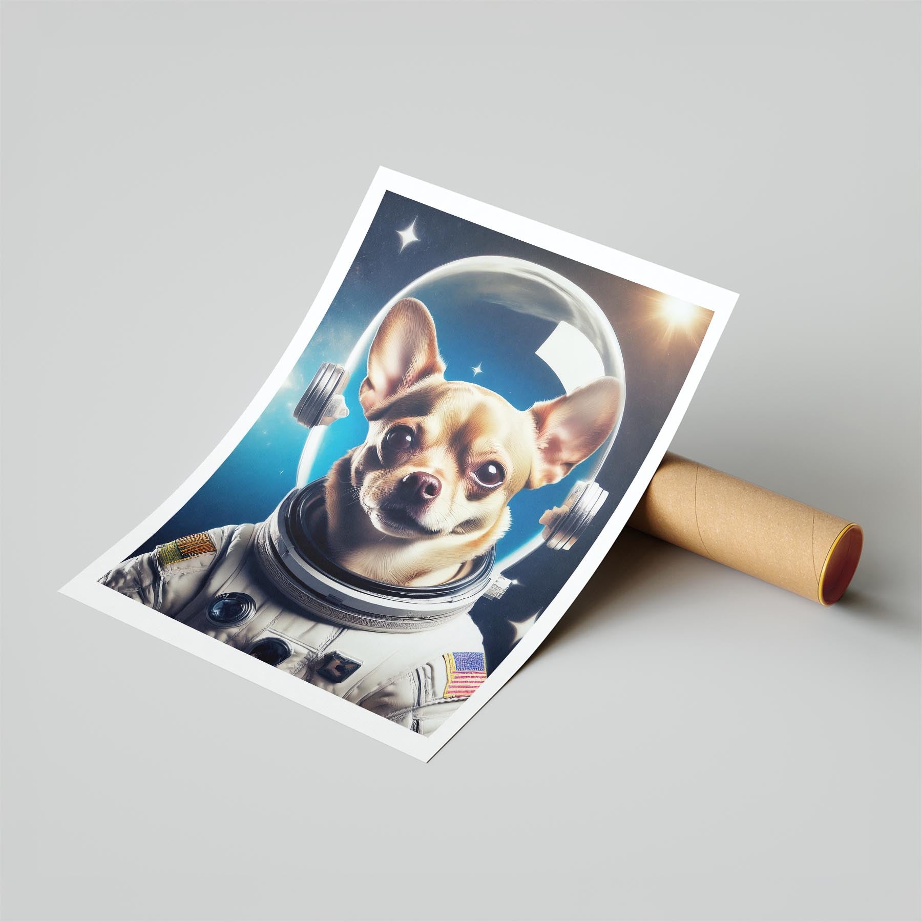 Chihuahua Astronaut Dog Series image 6