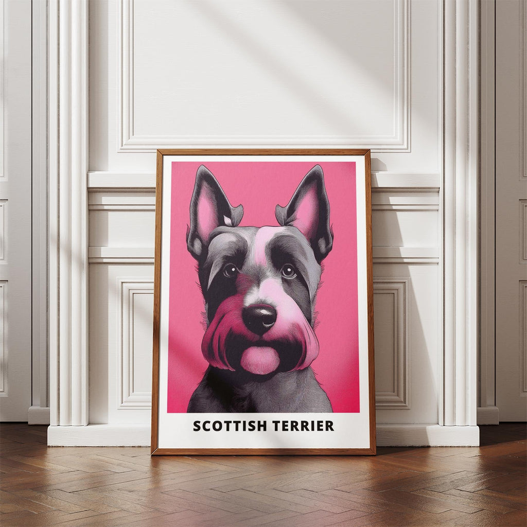 Scottish Terrier Pink and Black Dog Series 1 image 4