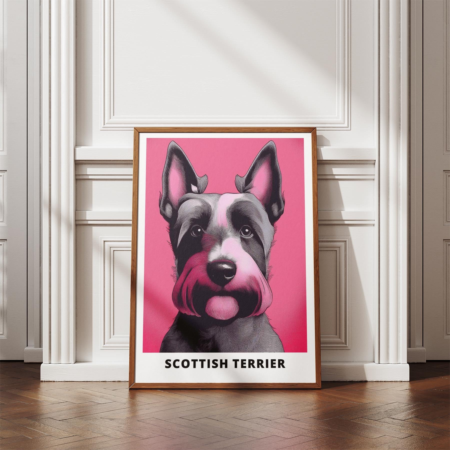 Scottish Terrier Pink and Black Dog Series 1 image 4