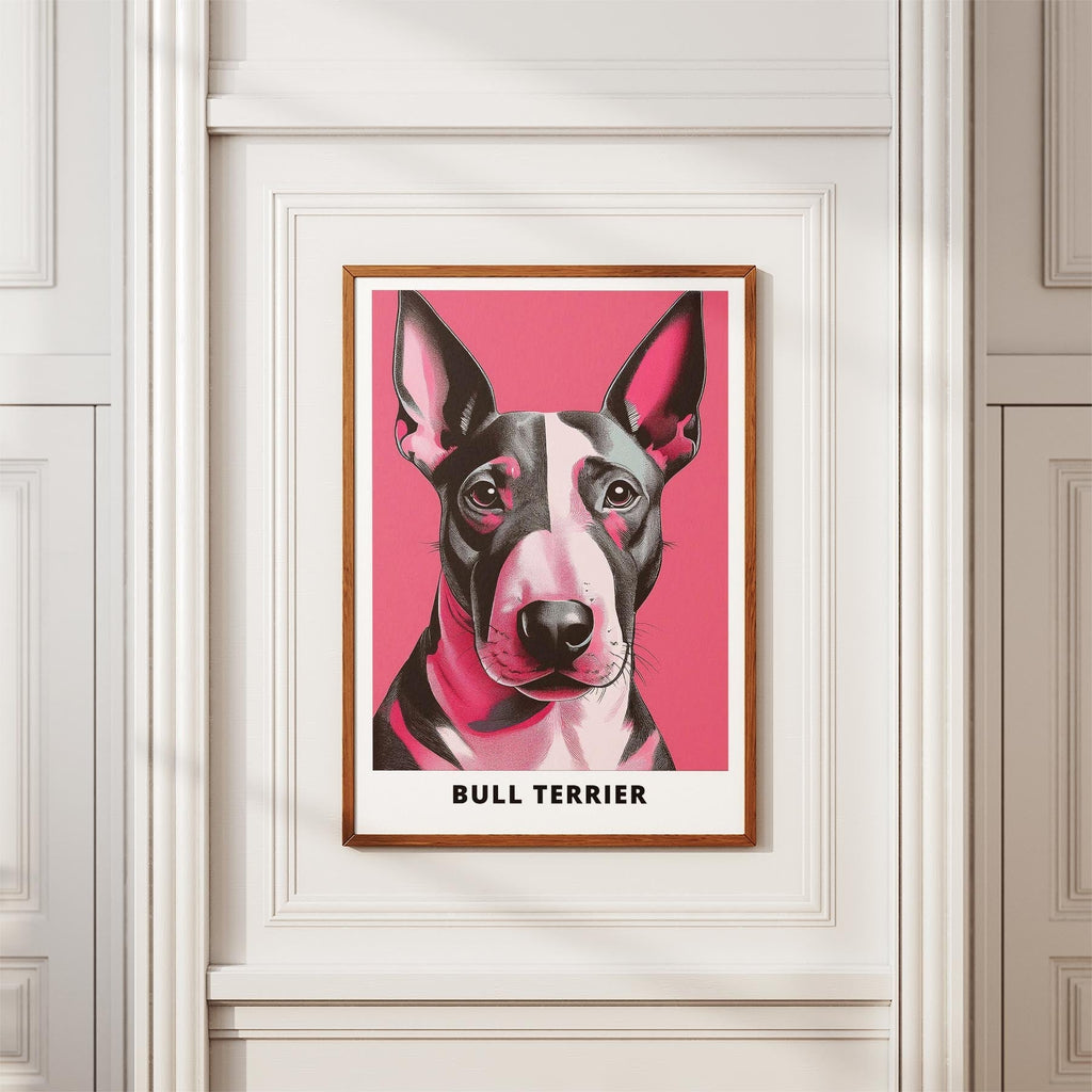 Bull Terrier Pink and Black Dog Series 1 image 3